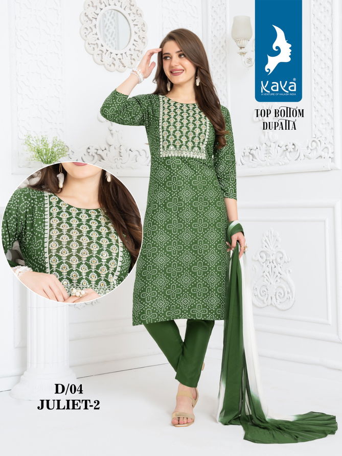 Kaya Juliet Vol 2 Printed Readymade Suits Catalog
